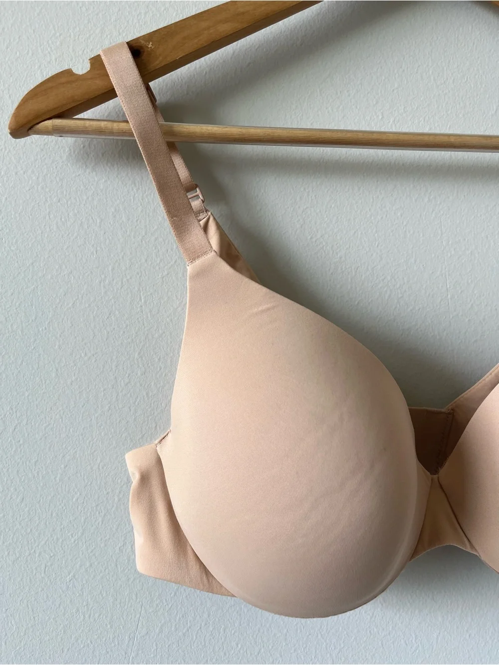 SKIMS Smoothing Intimates Full Coverage Lightly Lined Bra 34B 36A NWT Clay Color - Picture 5 of 10